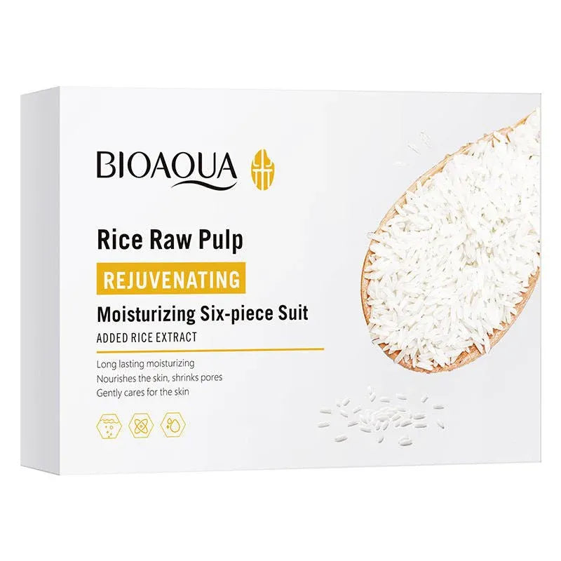 BIOAQUA - Rice Raw Pulp Rejuvenating Set